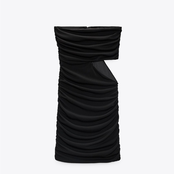 ZARA STRAPLESS DRESS - Picture 6 of 9